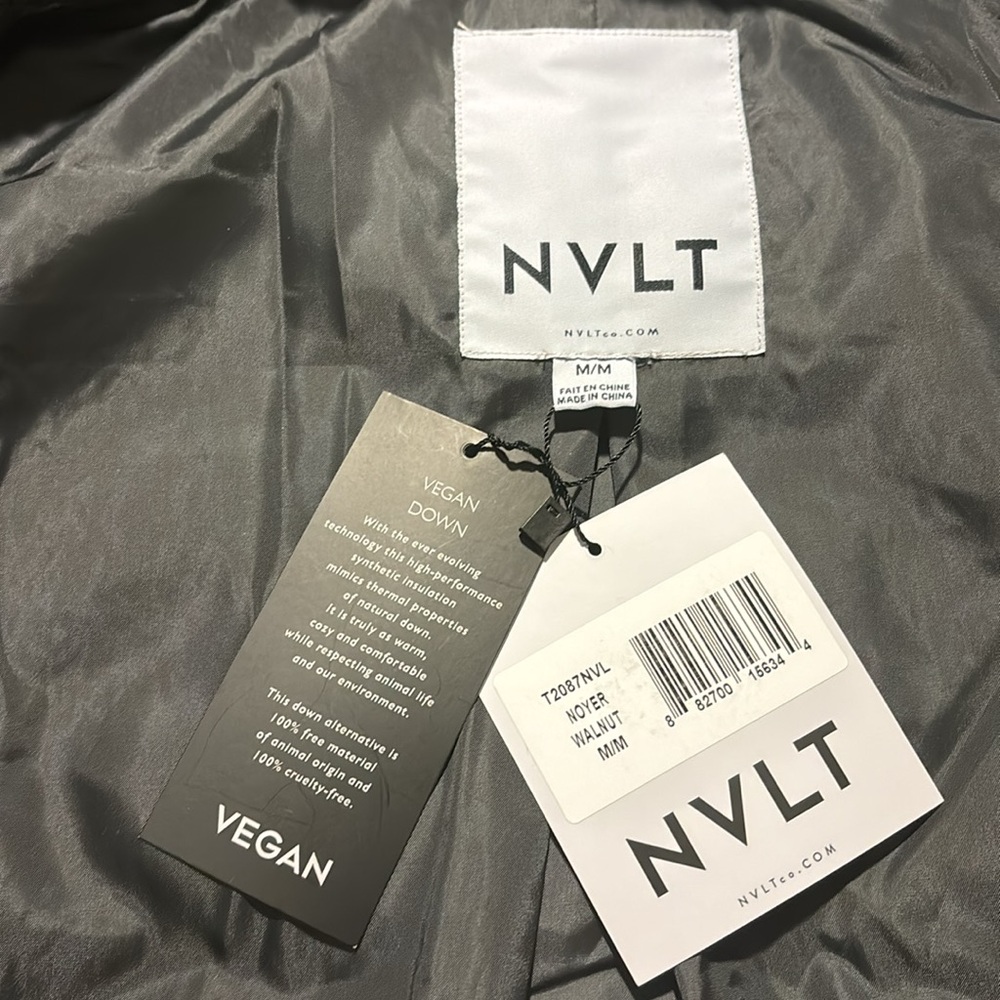 NWT NVLT Vegan Down Berber Teddy Jacket - Picture 10 of 14